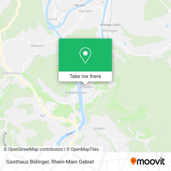 Карта Gasthaus Bidinger