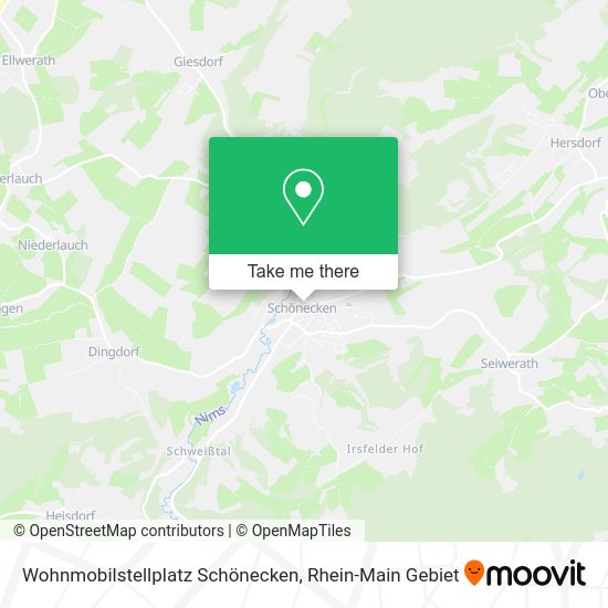Карта Wohnmobilstellplatz Schönecken