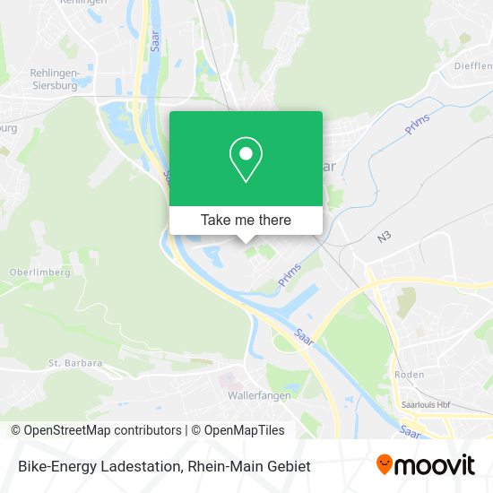 Карта Bike-Energy Ladestation
