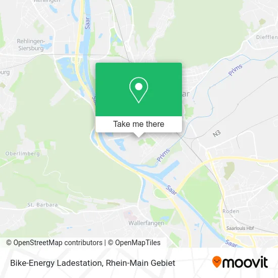Карта Bike-Energy Ladestation