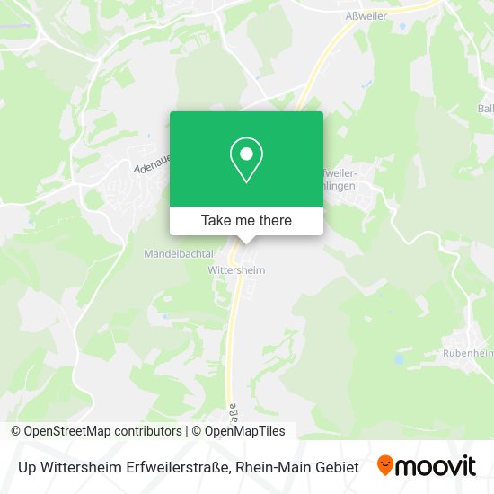 Карта Up Wittersheim Erfweilerstraße
