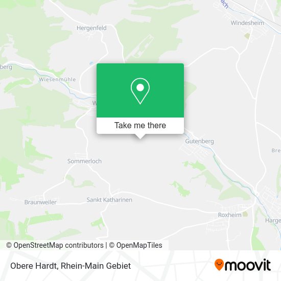 Obere Hardt map
