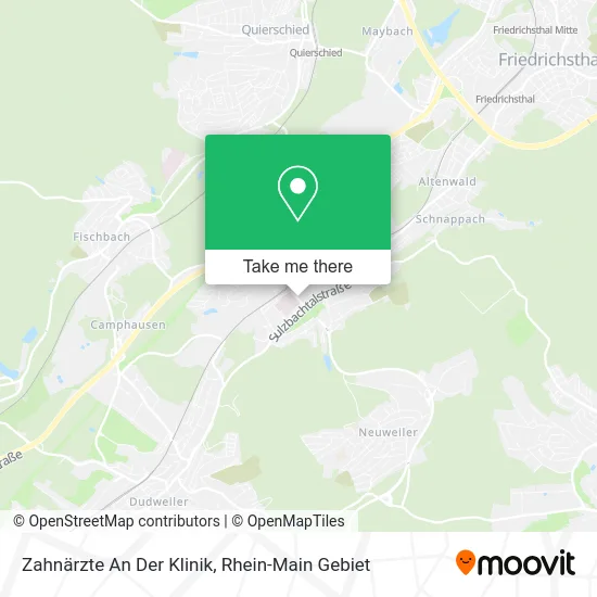 Карта Zahnärzte An Der Klinik