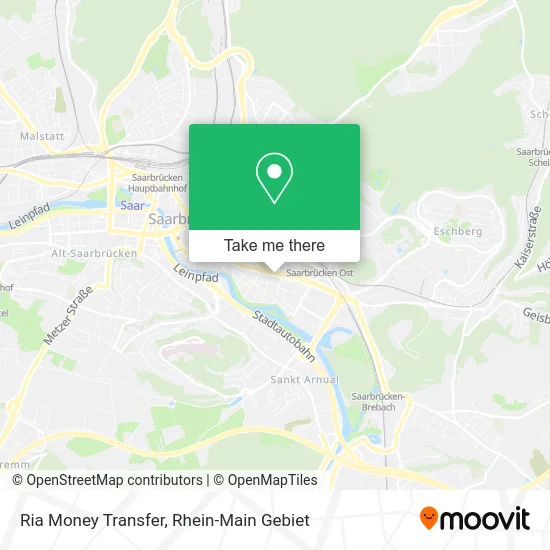 Карта Ria Money Transfer
