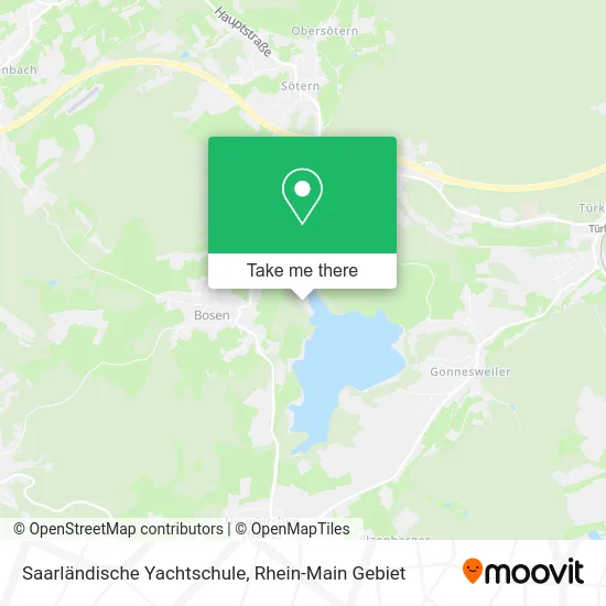 Карта Saarländische Yachtschule