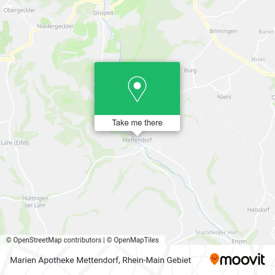 Карта Marien Apotheke Mettendorf