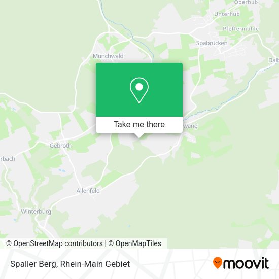 Карта Spaller Berg