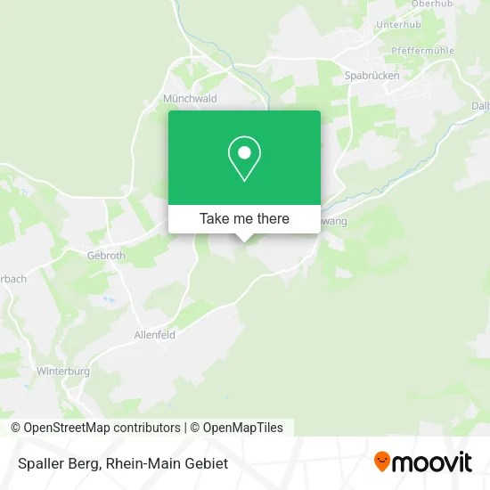 Карта Spaller Berg