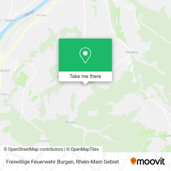 Карта Freiwillige Feuerwehr Burgen