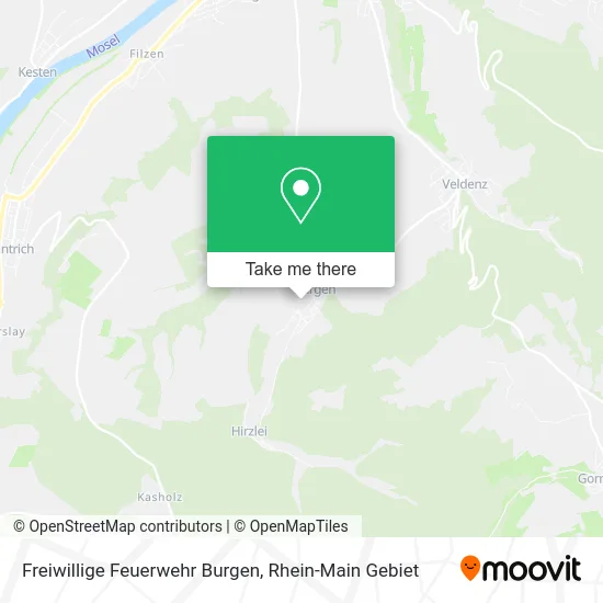 Карта Freiwillige Feuerwehr Burgen