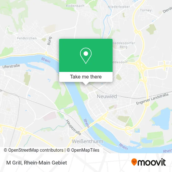 M Grill map