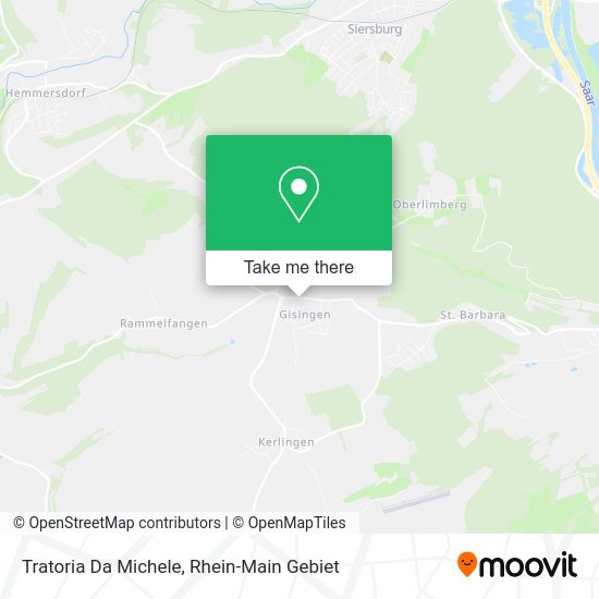 Карта Tratoria Da Michele