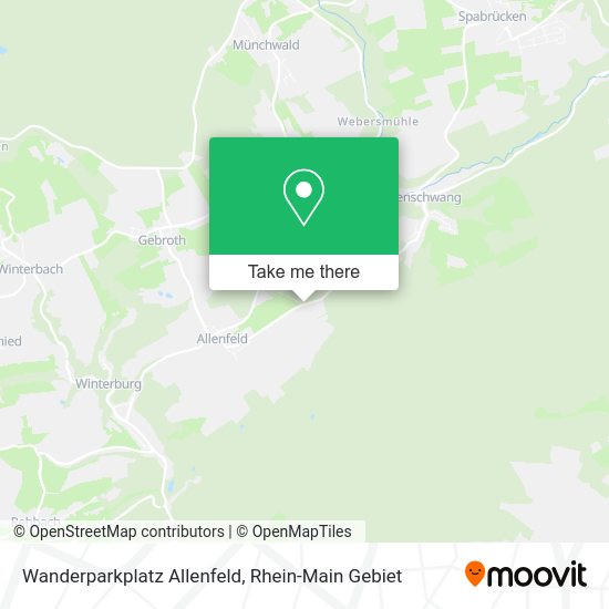 Карта Wanderparkplatz Allenfeld