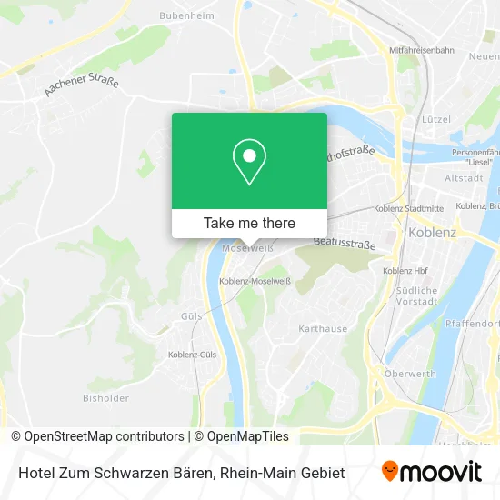 Карта Hotel Zum Schwarzen Bären