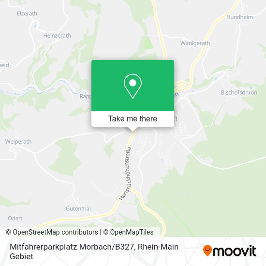 Карта Mitfahrerparkplatz Morbach / B327