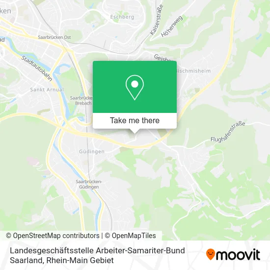 Карта Landesgeschäftsstelle Arbeiter-Samariter-Bund Saarland