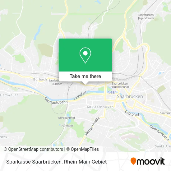 Карта Sparkasse Saarbrücken