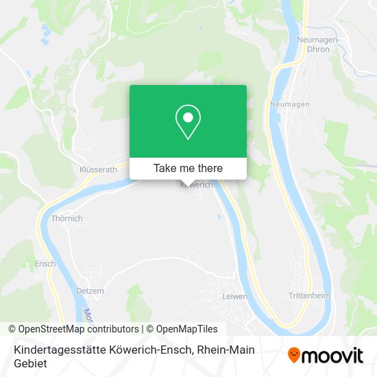 Карта Kindertagesstätte Köwerich-Ensch