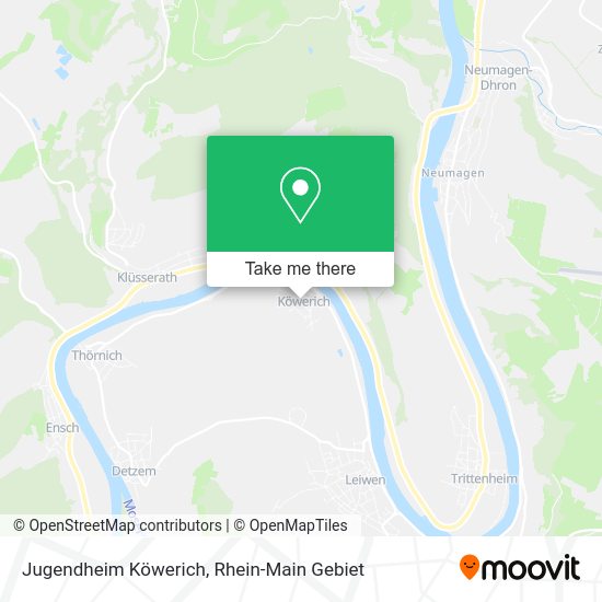 Карта Jugendheim Köwerich