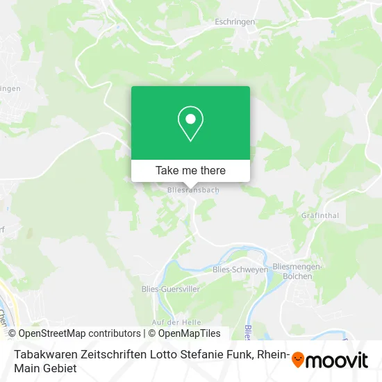 Карта Tabakwaren Zeitschriften Lotto Stefanie Funk