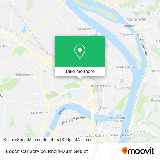 Карта Bosch Car Service