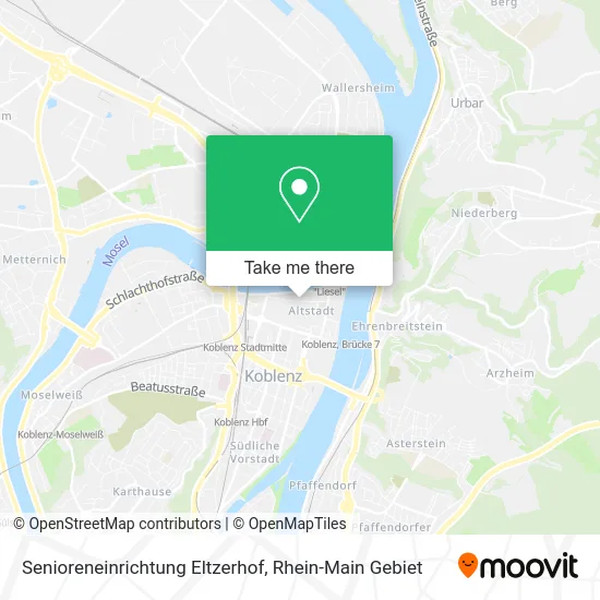 Карта Senioreneinrichtung Eltzerhof