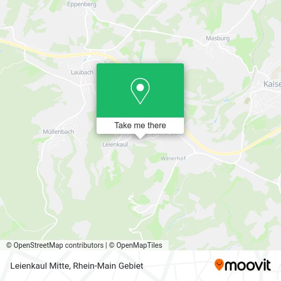 Карта Leienkaul Mitte