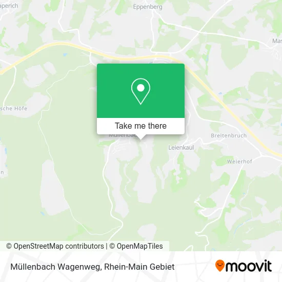 Карта Müllenbach Wagenweg