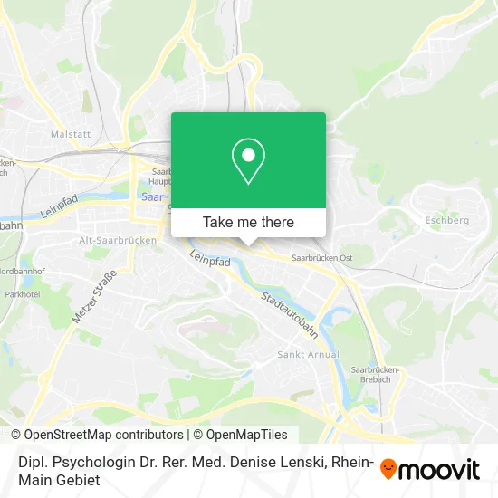 Карта Dipl. Psychologin Dr. Rer. Med. Denise Lenski