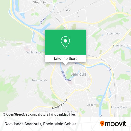Карта Rocklands Saarlouis
