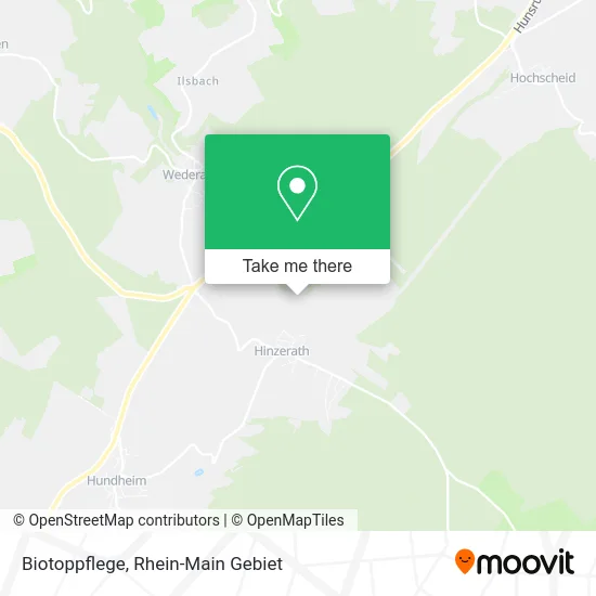 Карта Biotoppflege