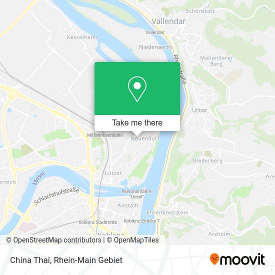 Карта China Thai