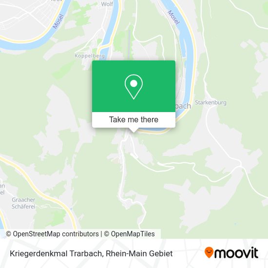 Карта Kriegerdenkmal Trarbach
