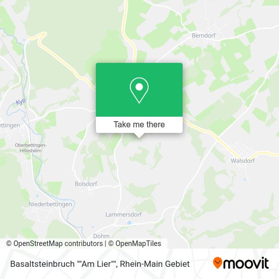 Карта Basaltsteinbruch ""Am Lier""