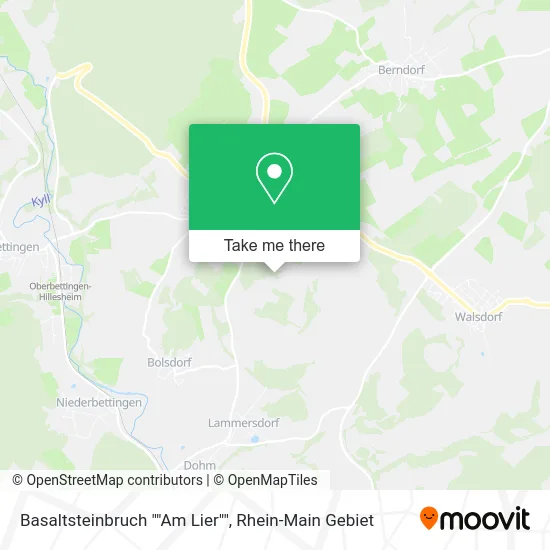 Карта Basaltsteinbruch ""Am Lier""