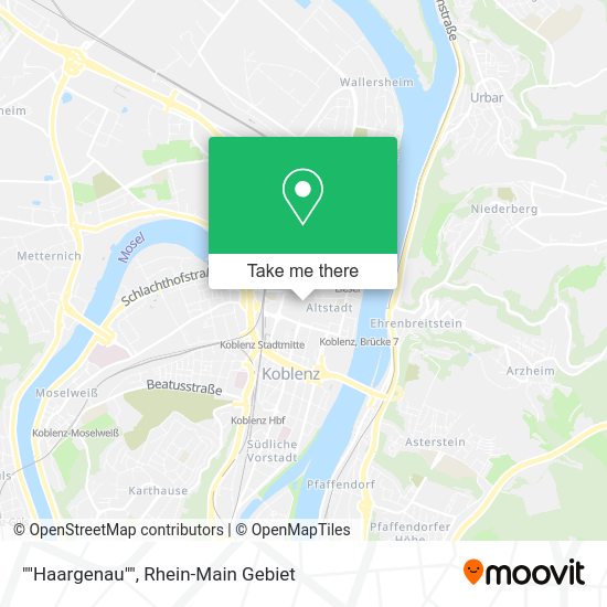 Карта ""Haargenau""