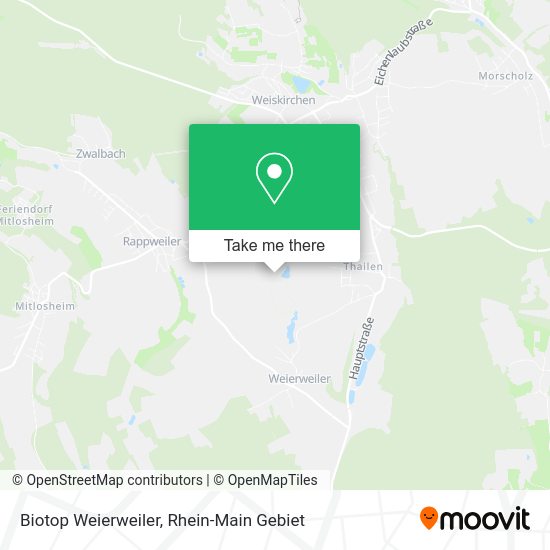 Карта Biotop Weierweiler