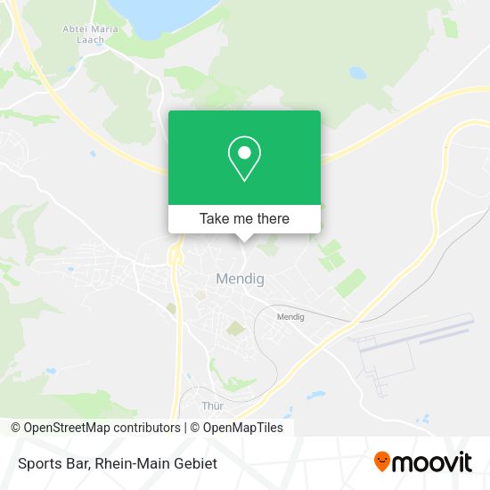 Карта Sports Bar