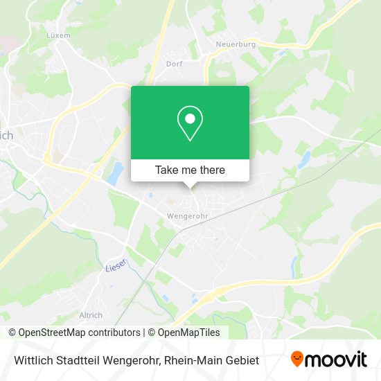 Карта Wittlich Stadtteil Wengerohr
