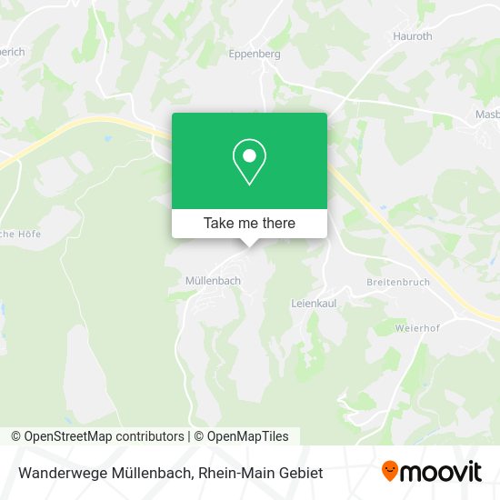 Карта Wanderwege Müllenbach