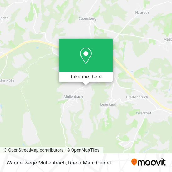 Карта Wanderwege Müllenbach