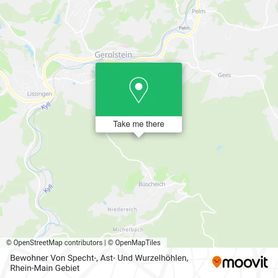 Карта Bewohner Von Specht-, Ast- Und Wurzelhöhlen