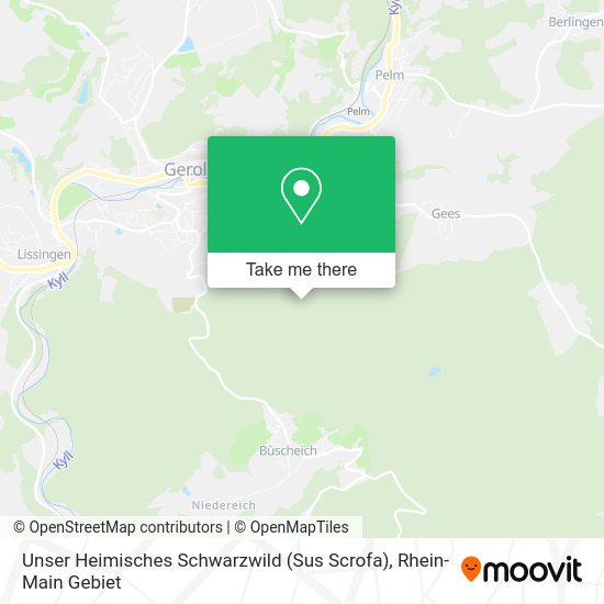 Карта Unser Heimisches Schwarzwild (Sus Scrofa)