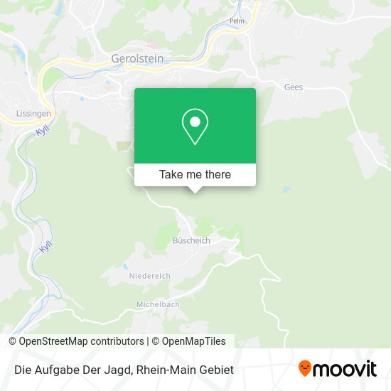 Карта Die Aufgabe Der Jagd