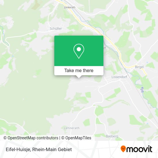 Карта Eifel-Huisje