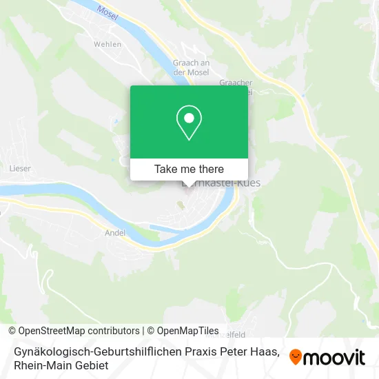 Карта Gynäkologisch-Geburtshilflichen Praxis Peter Haas