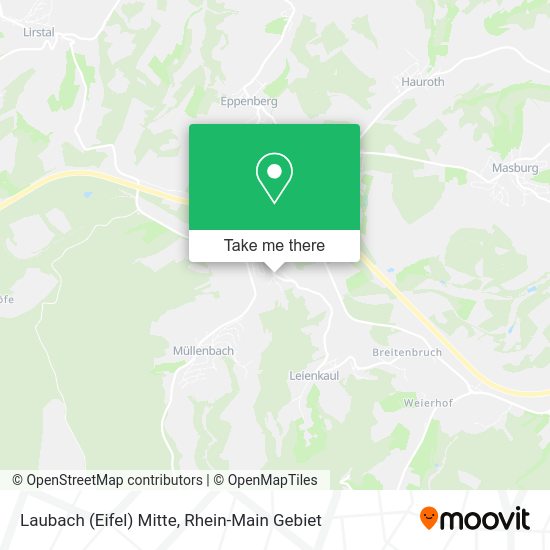 Карта Laubach (Eifel) Mitte