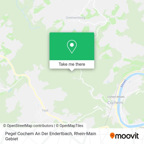 Карта Pegel Cochem An Der Endertbach