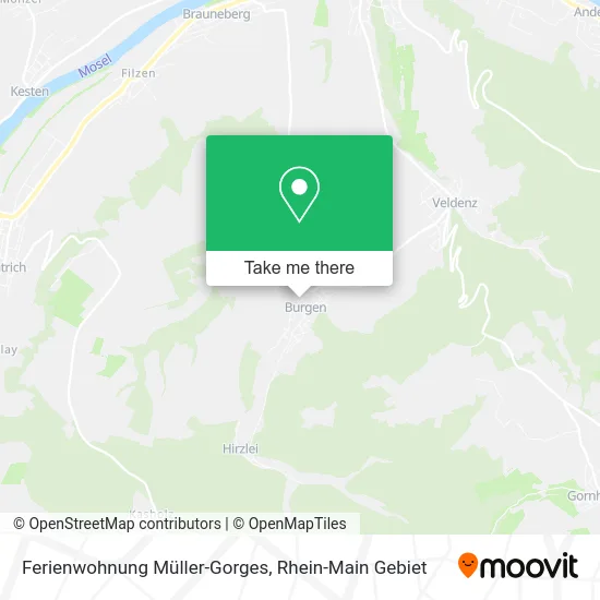 Карта Ferienwohnung Müller-Gorges