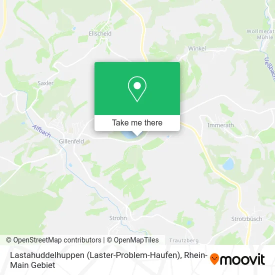 Карта Lastahuddelhuppen (Laster-Problem-Haufen)